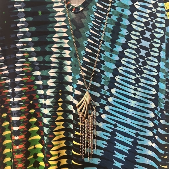 Mile Gabrielle Sz S sleeveless V-neck maxi, NWT - Picture 3 of 8